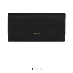 Black Furla Leather Wallet